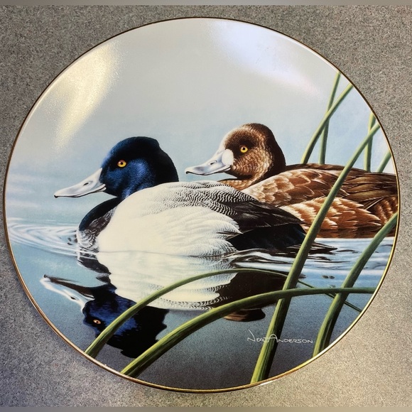 W.S. George Other - Duck Decorative Plate 1990 “The Lesser Scaup”